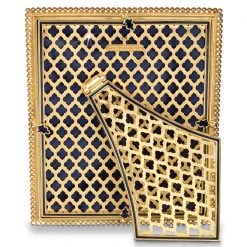 Jay Strongwater Laetitia Stone Edge 8" X 10" Frame - Delft Garden FRAMES