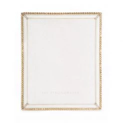 Jay Strongwater FRAMES Laetitia Stone Edge 8" X 10" Frame - Gold