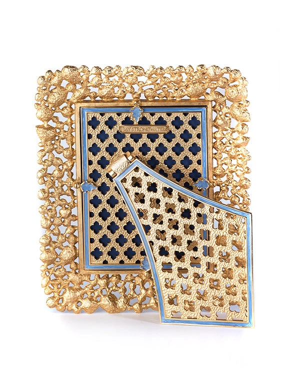 Jay Strongwater Javier Bejeweled 5" X 7" Frame - Oceana 2 Jay Strongwater Javier Bejeweled 5" X 7" Frame - Oceana