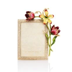 Jay Strongwater FRAMES Margery Tulip 5" X 7" Frame - Flora