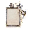 Jay Strongwater FRAMES Margery Tulip 5" X 7" Frame - Delft Garden