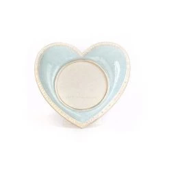 Jay Strongwater Chantal Heart Frame - Pale Blue FRAMES