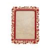 Jay Strongwater FRAMES Emery Bejeweled 4" X 6" Frame - Ruby