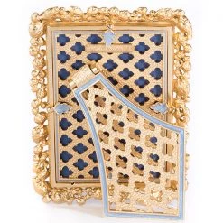 Jay Strongwater Emery Bejeweled 4" X 6" Frame - Coastal FRAMES