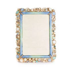 Jay Strongwater Emery Bejeweled 4" X 6" Frame - Coastal FRAMES