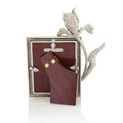 Jay Strongwater FRAMES Claudia Tulip 3" X 4" Frame - Silver