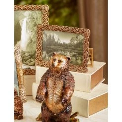 Jay Strongwater Belinda Braided 5" X 7" Frame - Amber FRAMES 5 Jay Strongwater Belinda Braided 5