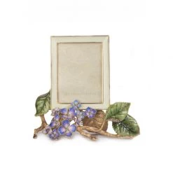 Jay Strongwater Colbie Hydrangea 3" X 4" Frame - Flora FRAMES