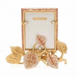 Jay Strongwater FRAMES Colbie Hydrangea 3" X 4" Frame - Boudoir