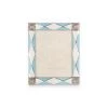 Jay Strongwater FRAMES Alex Argyle 3" X 4" Frame - Pale Blue
