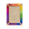 Jay Strongwater Leonard Pavé Corner 4" X 6" Frame - Rainbow FRAMES