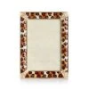 Jay Strongwater FRAMES Leonard Pavé Corner 4" X 6" Frame - Amber
