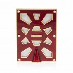 Jay Strongwater Leonard Pavé Corner 4" X 6" Frame - Ruby