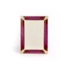 Jay Strongwater Leonard Pavé Corner 4" X 6" Frame - Bouquet FRAMES