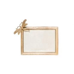 Jay Strongwater Tori Dragonfly 5" X 7" Frame - Gold