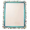 Jay Strongwater Theo Bejeweled 8" X 10" Frame - Peacock