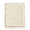 Jay Strongwater FRAMES Theo Bejeweled 8" X 10" Frame - White Opal