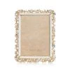 Jay Strongwater Leslie Bejeweled 5" X 7" Frame - White Opal