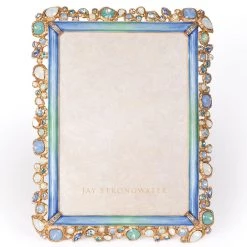 Jay Strongwater Leslie Bejeweled 5" X 7" Frame - Coastal FRAMES