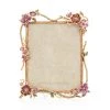 Jay Strongwater FRAMES Delilah Floral Branch 8" X 10" Frame - Bouquet