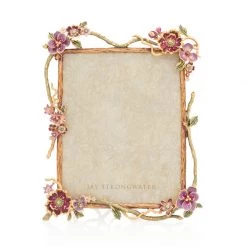 Jay Strongwater FRAMES Delilah Floral Branch 8" X 10" Frame - Bouquet