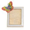 Jay Strongwater Nova Butterfly 3" X 4" Frame - Rainbow