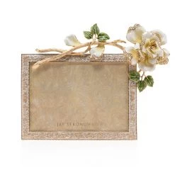 Jay Strongwater FRAMES Beauty Rose 5" X 7" Frame - Rose