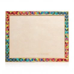 Jay Strongwater Vertex Pyramid 8" X 10" Frame - Rainbow