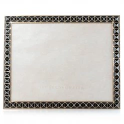 Jay Strongwater FRAMES Vertex Pyramid 8" X 10" Frame - Black Onyx