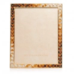 Jay Strongwater FRAMES Vertex Pyramid 8" X 10" Frame - Topaz