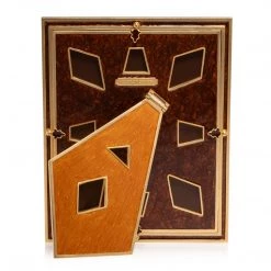 Jay Strongwater FRAMES Vertex Pyramid 8" X 10" Frame - Topaz 8 Jay Strongwater FRAMES Vertex Pyramid 8