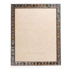 Jay Strongwater FRAMES Vertex Pyramid 8" X 10" Frame - Mixed Metal
