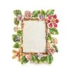 Jay Strongwater FRAMES Lars Dutch Floral 5" X 7" Frame - Flora
