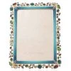 Jay Strongwater Leslie Bejeweled 5" X 7" Frame - Peacock FRAMES